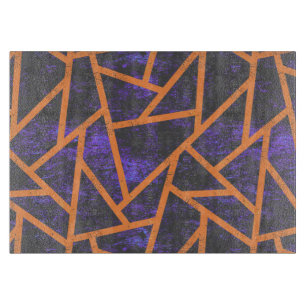 Halloween-Mosaikmuster Schneidebrett