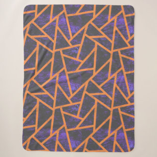Halloween-Mosaikmuster Sherpadecke