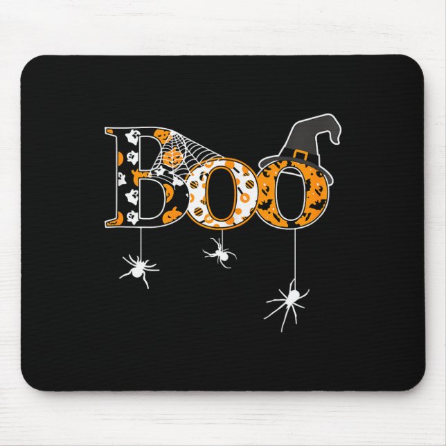 Halloween Motif - Boo  Mousepad (Vorne)