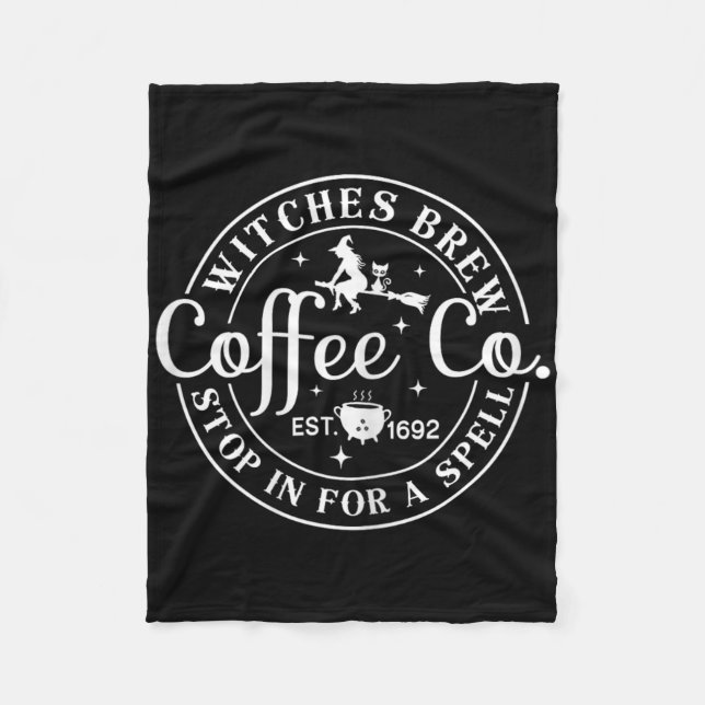 Halloween motif - Hexen Brew-Kaffee und Co Fleecedecke (Vorderseite)