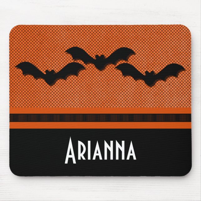 Halloween-Mousepad, Orange Mousepad (Vorne)