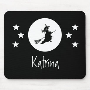 Halloween-Mousepad, schwarz Mousepad