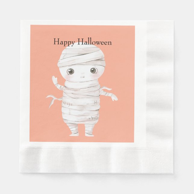 Halloween-Mumie Serviette (Vorderseite)
