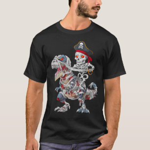 Halloween Mumie T rex Pirat Skelett Streich Süßigk T-Shirt