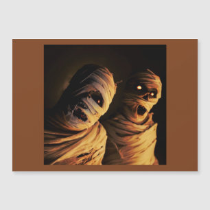 Halloween - Mumien 1 Magnetkarte