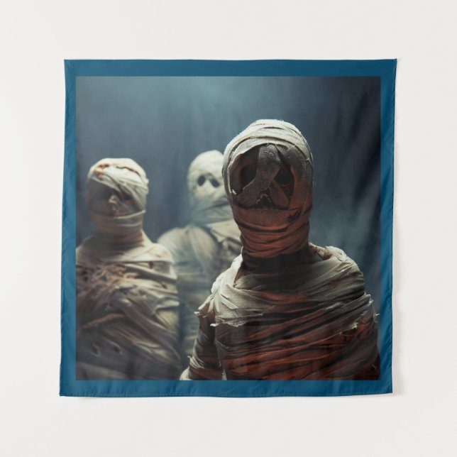 Halloween - Mummies 2 Wandteppich (Vorderseite)