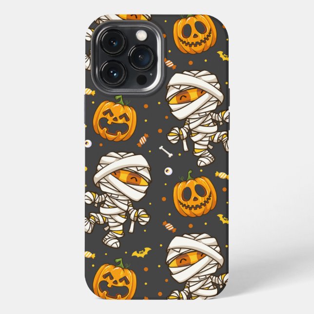 Halloween Mummies iPhone 13 Case-Mate Pro Max Hülle (Rückseite)