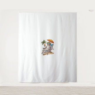 Halloween Mummy Day Off Wandteppich