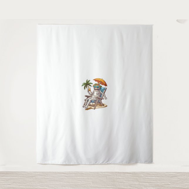 Halloween Mummy Day Off Wandteppich (Vorderseite)