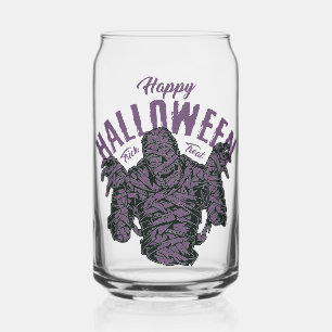 Halloween Mummy Glass - Spooky Lila Dosenglas