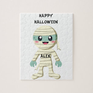 HALLOWEEN "MUMMY" KIDS PUZZLE PERSONALISIERT.