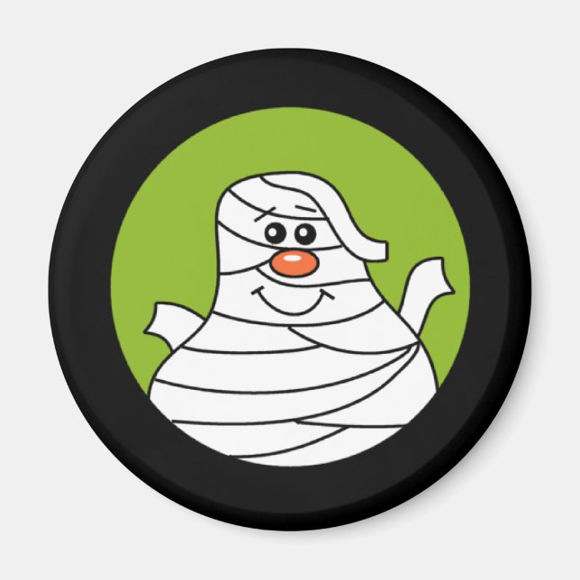 Halloween Mummy Magnet (Vorne)
