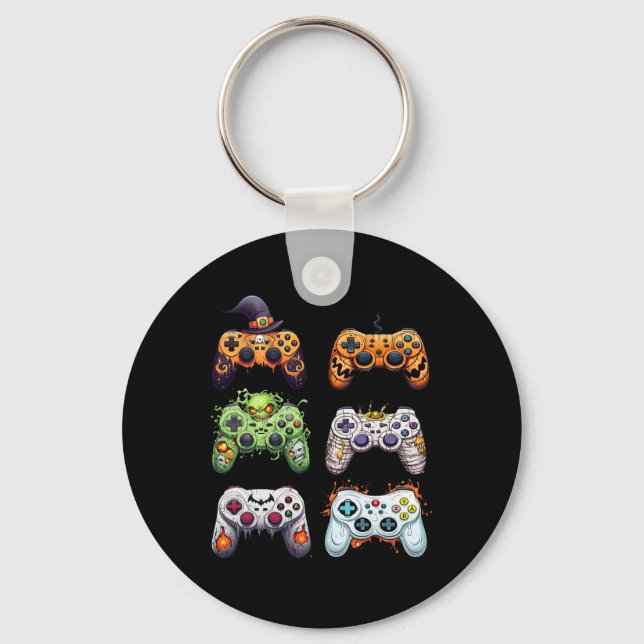 Halloween Mummy Zombie Gaming Controller Vampire Schlüsselanhänger (Vorderseite)