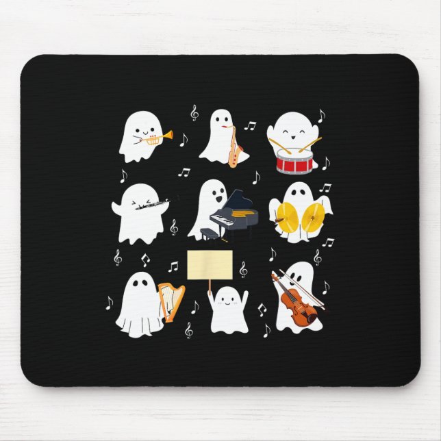 Halloween-Musik von Geistern Mousepad (Vorne)