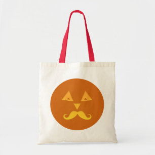 Halloween Mustache Pumpbags Tragetasche