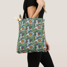 HALLOWEEN MUSTANG, WILD UNICORN SOLLTE TOTE BAG TASCHE