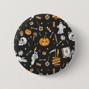 Halloween Muster 2 Button