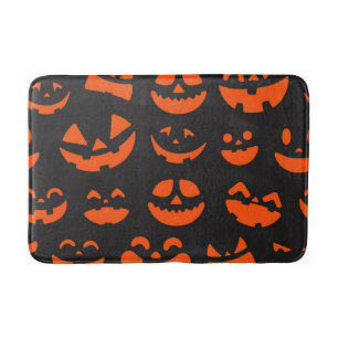 Halloween-Muster Badematte