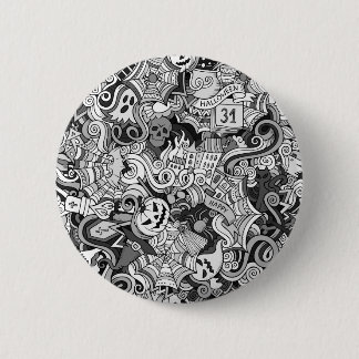 Halloween-Muster Button