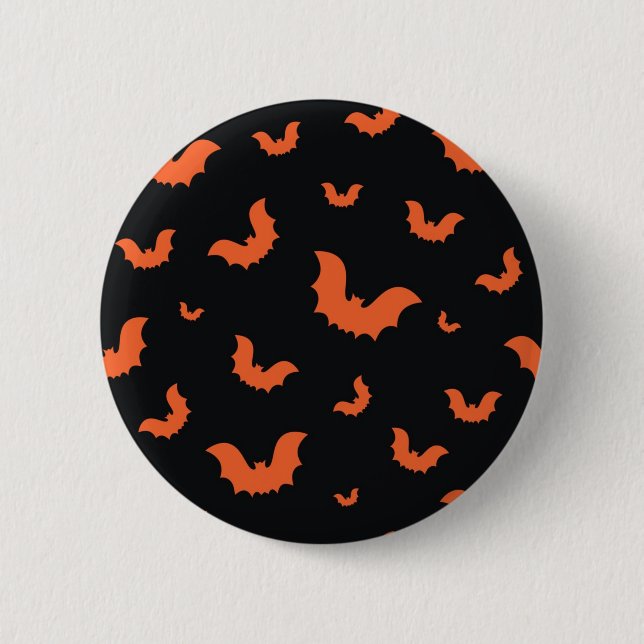 Halloween-Muster Button (Vorderseite)