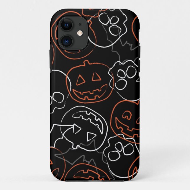 Halloween-Muster Case-Mate iPhone Hülle (Rückseite)