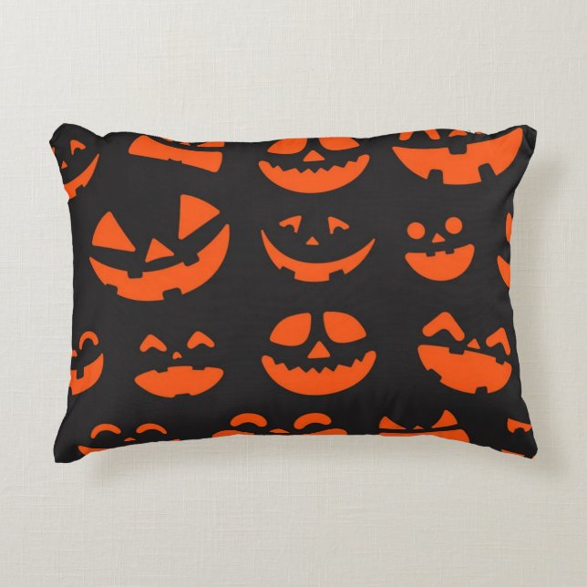 Halloween-Muster Dekokissen (Vorderseite)