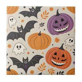 Halloween-Muster Fliese