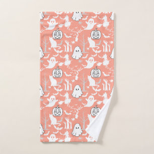 Halloween-Muster. Geruchlich und niedlich.b L Oran Handtuch