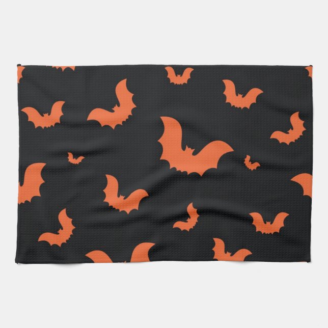 Halloween-Muster Geschirrtuch (Horizontal)