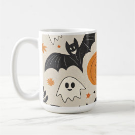 Halloween-Muster Kaffeetasse