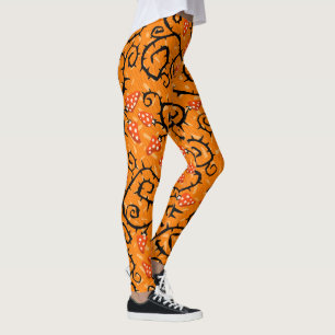 Halloween-Muster Leggings