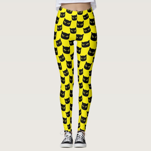 Halloween-Muster Leggings (Vorderseite)