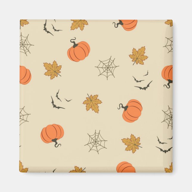 Halloween-Muster Magnet (Vorne)