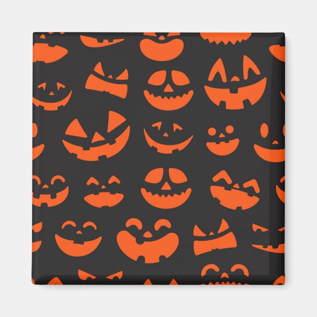 Halloween-Muster Magnet (Vorne)