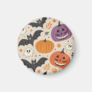 Halloween-Muster Magnet