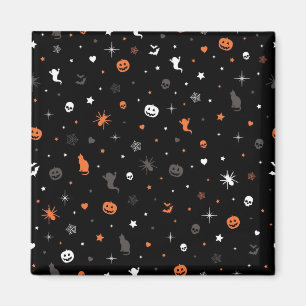 Halloween-Muster Magnet