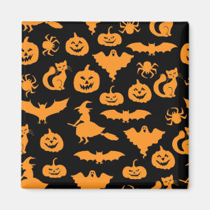 Halloween-Muster Magnet
