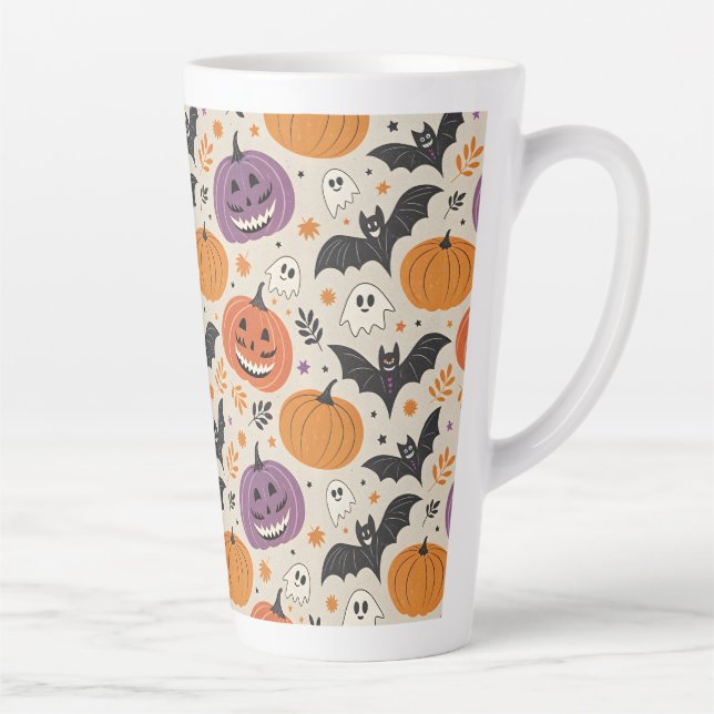Halloween-Muster Milchtasse (Rechts)