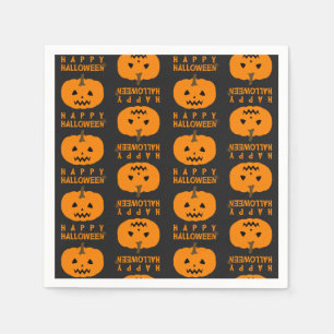 Halloween-Muster mit Kürbispapier Napkin Serviette