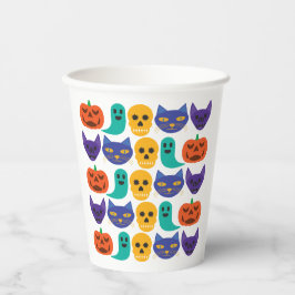 Halloween-Muster-Papierbecher Pappbecher