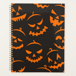 Halloween-Muster Planer