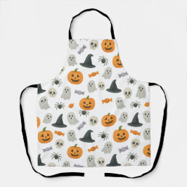 Halloween-Muster Schürze
