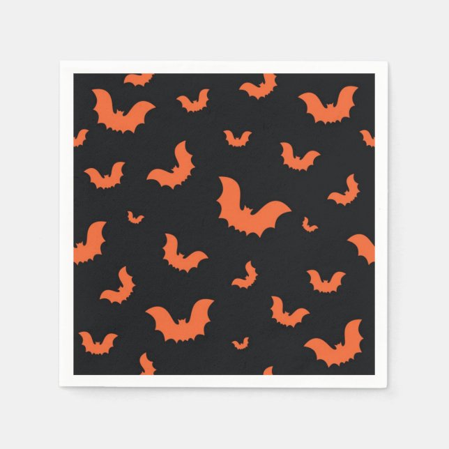 Halloween-Muster Serviette (Vorderseite)