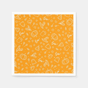 Halloween-Muster Serviette