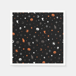 Halloween-Muster Serviette