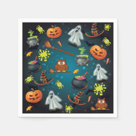 Halloween-Muster Serviette