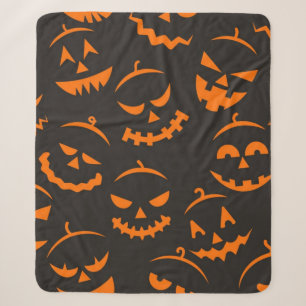 Halloween-Muster Sherpadecke