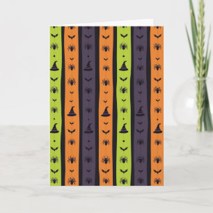 Halloween-Muster-Spaß-Karte Karte