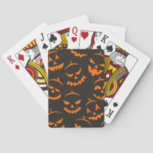 Halloween-Muster Spielkarten