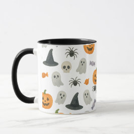 Halloween-Muster Tasse